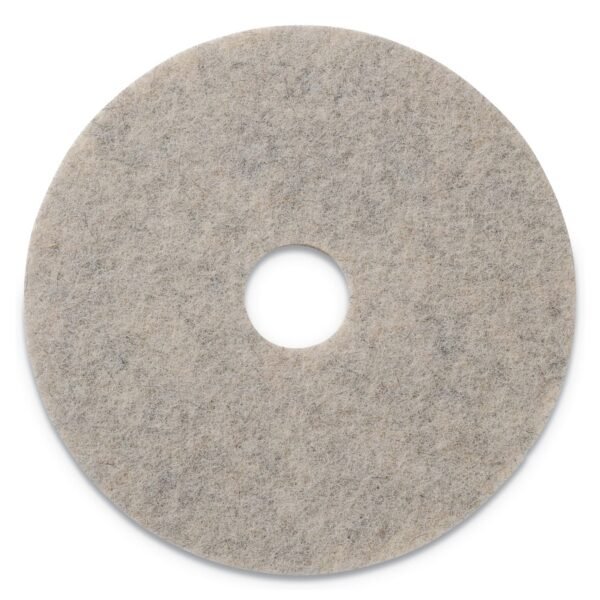 Americo Combo Burnishing Pads, 20" Diameter, Tan, 5/Carton (402020)