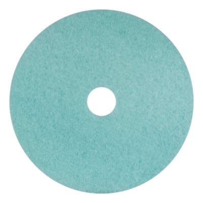 Americo Luster Lite Burnishing Pads, 20" Diameter, Sky Blue, 5/Carton (402120)