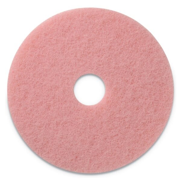 Americo Remover Burnishing Pads, 27" Diameter, Pink, 2/CT (403427)