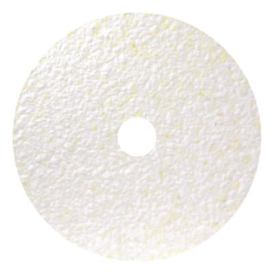 Americo Toro Floor Pad, 14" Diameter, White/Brown/Yellow, 2/Carton (405614)