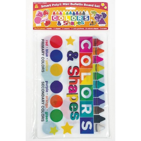 Ashley Colors & Shapes Bulletin Board Set Theme/Subject: Fun - Skill Learning: Color, Shape - 1 Each (96012)