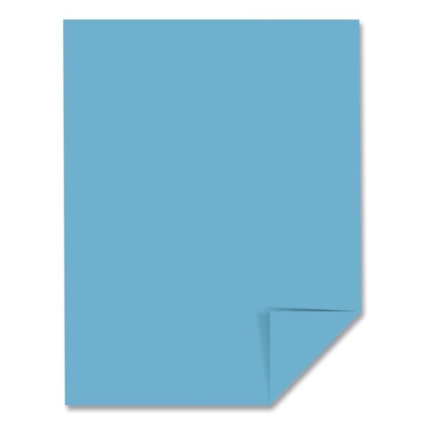 Astrobrights Color Cardstock, 65 lb Cover Weight, 8.5 x 11, Lunar Blue, 250 Sheets/Ream, 8 Reams/Carton (22721CT)