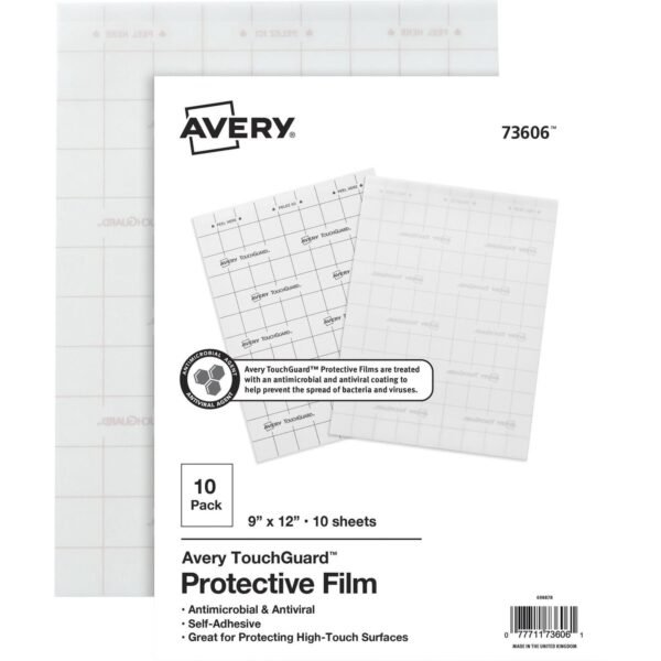 Avery® TouchGuard Protective Film Sheets (73606)