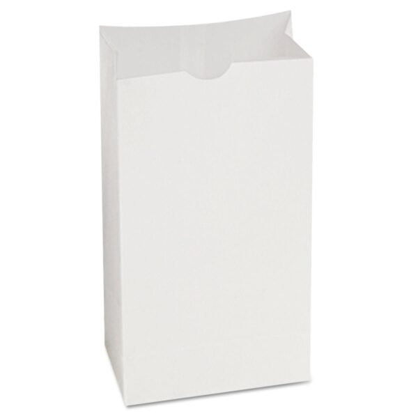 Bagcraft SOS Bakery Bag Dubl Wax, 5" x 3.13" x 9.69", White, 1,000/Carton (300294)