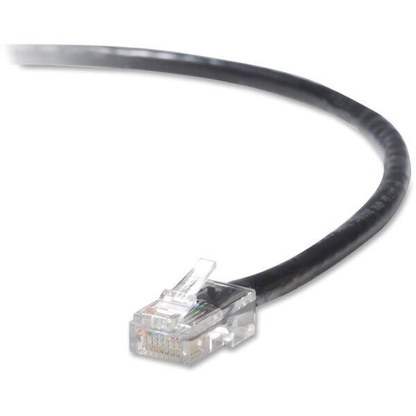 Belkin Cat5e Network Cable 15 ft Category 5e Network Cable - First End: 1 x RJ-45 Network - Male - Second End: 1 x RJ-45 Network - Male - Black - 1 Each (A3L79115BLKS)