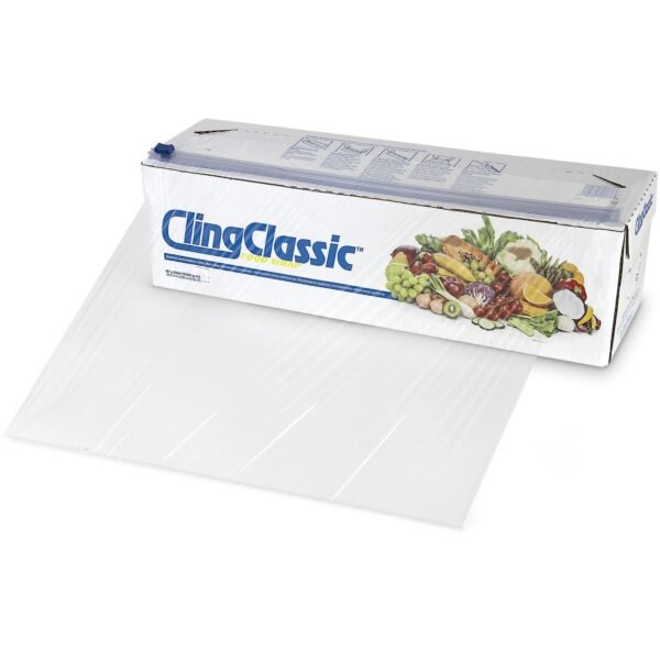 Berry Cling Classic Food Wrap 18" Width x 2000 ft Length - Dispenser - Plastic - Clear - 1 / Carton (30550400)