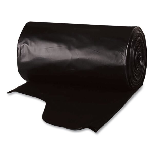 Berry Plastics Heavy-Duty Low-Density Wing Tie Contractor Bags, 42 gal, 3 mil, 32.75" x 45.13", Black, 20 Bags/Roll, 4 Rolls/Carton (WTCON42GAL)