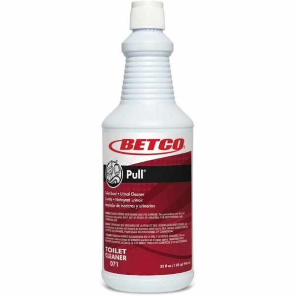 Betco Pull Heavy Duty Toilet Bowl Cleaner Ready-To-Use - 40 oz (2.50 lb) - Unscented - White - 12 / Carton (0711200)