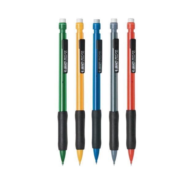 BIC Xtra-Comfort Mechanical Pencil, 0.7 mm, HB (#2), Black Lead, Assorted Barrel Colors, Dozen (MPG11)