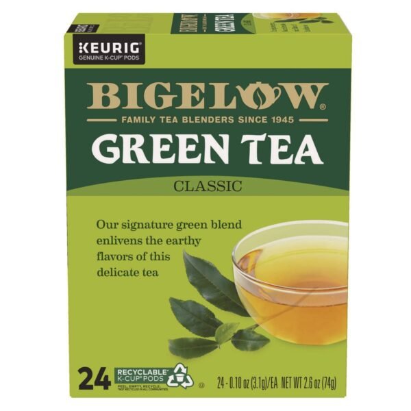 Bigelow Green Tea K-Cup Pack, 24/Box (6085)