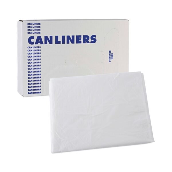 Boardwalk® 60 Gal Natural Can Liners, 16 microns, 38 x 60, 100 Liners (BWKH3860S)