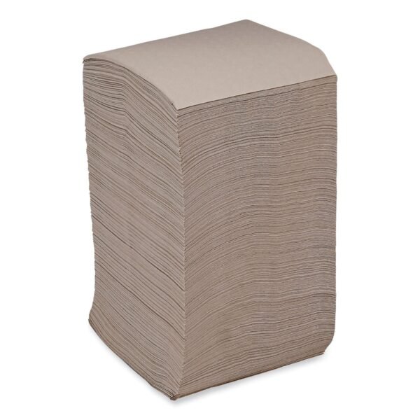 Boardwalk® Beverage Napkins, 1-Ply, Brown, 500 Napkins, 8 Packs (BWK8300K)