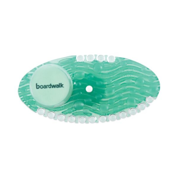 Boardwalk® Curve Air Freshener, Cucumber Melon, Green, 10/Box (BWKCURVECME)