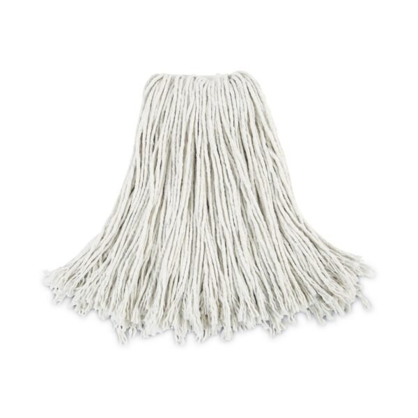 Boardwalk Cut-End Wet Mop Head, Cotton, No. 24, White 12/Carton (BWK2024CCT)