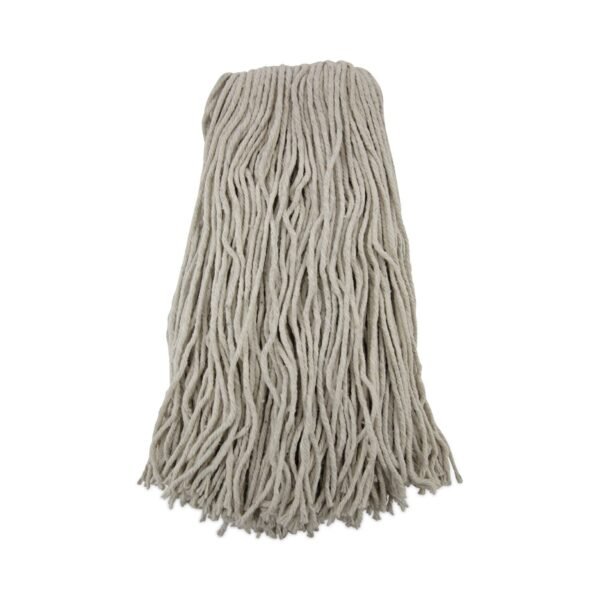 Boardwalk® Cut-End Wet Mop Head, Cotton, No. 32, White (BWK2032CEA)