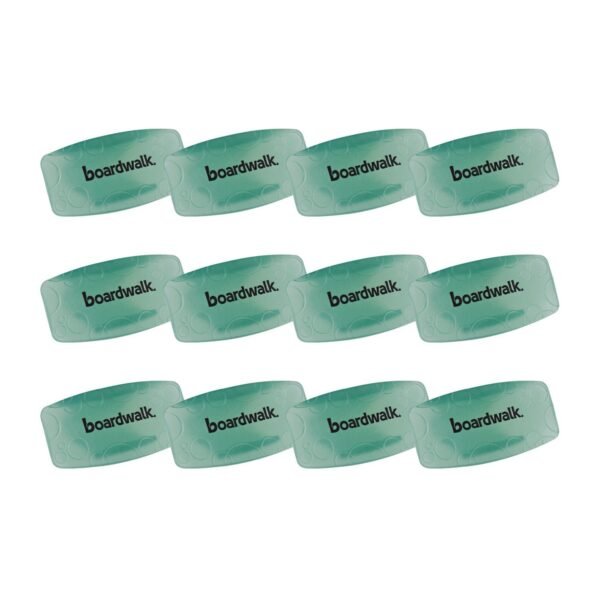 Boardwalk® Eco-Fresh Bowl Clips, Cucumber Melon, Green, 12 Clips (BWKCLIPCME)