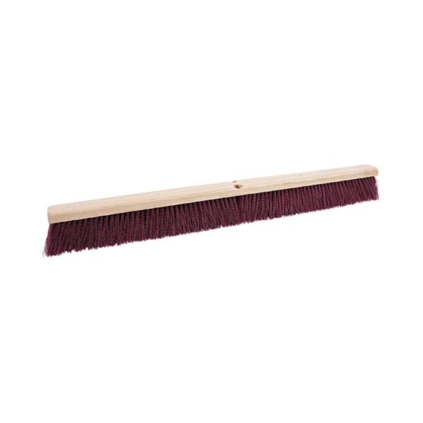 Boardwalk® Floor Brush Head, 3 1/4" Maroon Stiff Plastic, 36" (BWK20336)