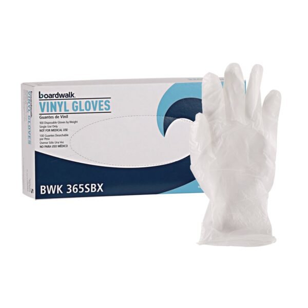 Boardwalk® General Purpose Vinyl Gloves, Small, 100 Gloves (BWK365SBX)