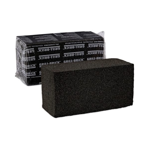 Boardwalk® Grill Brick, 8 x 4, Black, 12 Grill Bricks (BWKGB12PC)