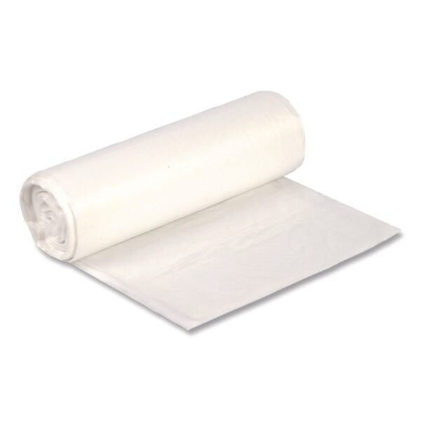 Boardwalk High-Density Can Liners, 16 gal, 8 mic, 24 x 33, Natural, Perforated Roll, 1,000/Carton (24338N)