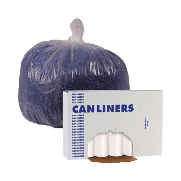 Boardwalk® High Density Can Liners, 60 gal, 13Micro, 8 Rolls/25 Bags (BWKRH3860H)