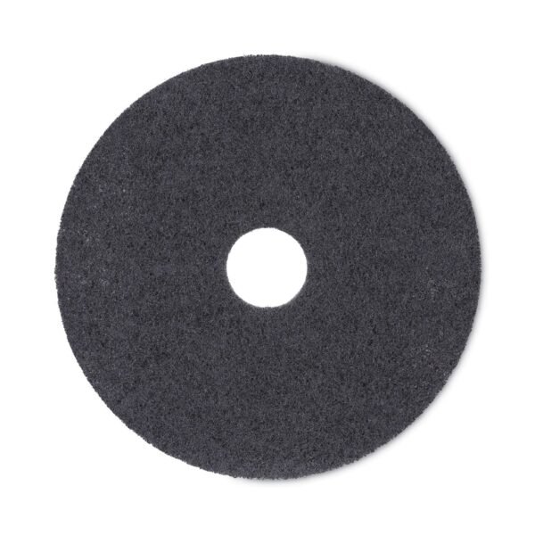 Boardwalk High Performance Stripping Floor Pads, 17" Diameter, Black, 5/Carton (BWK4017HIP)