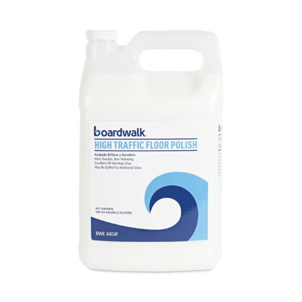 Boardwalk® High Traffic Floor Polish, 1 Gallon Bottle (BWK4404FEA)