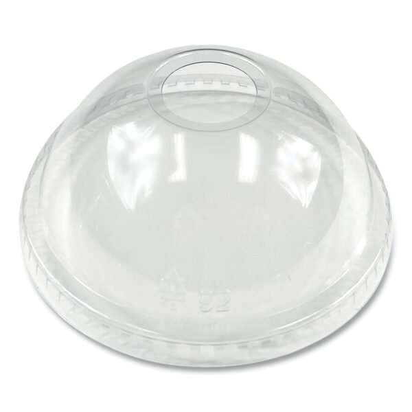 Boardwalk® PET Cold Cup Dome Lids, Fits 9 oz. to 12 oz. PET Cups, Clear, 100/Pack (BWKPET912DOMEPK)