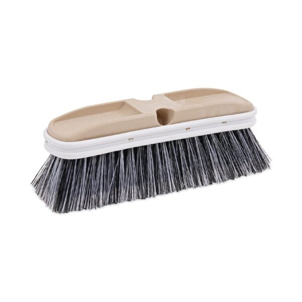 Boardwalk® Polystyrene Vehicle Brush w/Vinyl Bumper, 10" Handle (BWK8410)