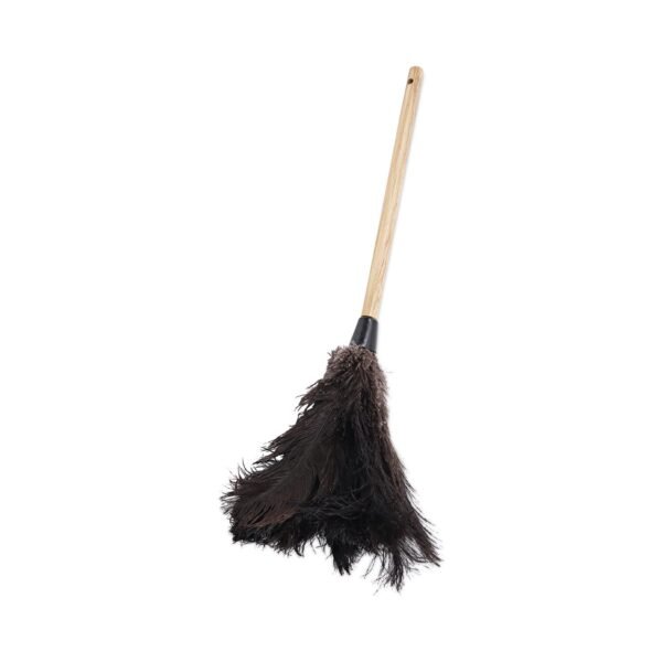 Boardwalk® Professional Ostrich Feather Duster, 10" Handle (BWK20BK)