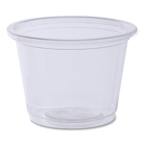 Boardwalk® Soufflé Portion Cups, Clear, 1 oz., 2500 Cups (BWKPRTN1TS)