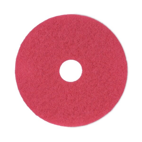 Boardwalk® Standard 16-Inch Diameter Buffing Floor Pads, Red (BWK4016RED)