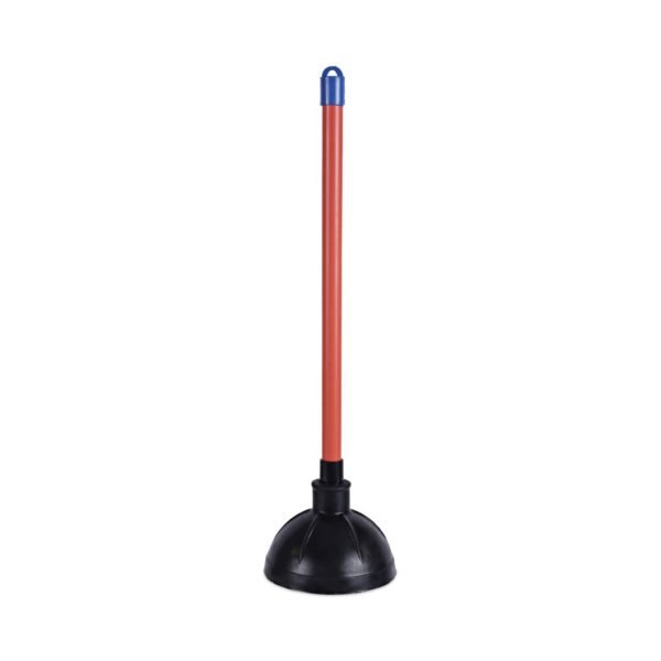 Boardwalk® Toilet Plunger, 18" Handle w/ 5 5/8" Dia Bowl (BWK09201EA)