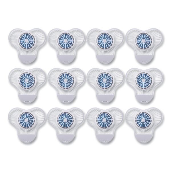 Boardwalk® Urinal Screen w/Non-Para Cleaner Block, Green Apple, 12/Box (BWKNUS)