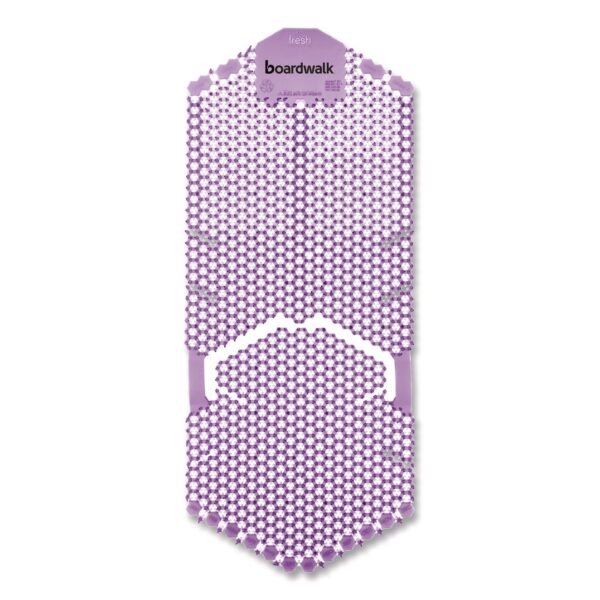 Boardwalk Vertical Urinal Screen, Lavender Scent, Purple, 5.22 oz, 6/Carton (VERUSPUR)