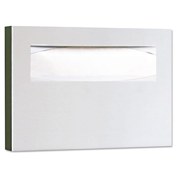 Bobrick Stainless Steel Toilet Seat Cover Dispenser, ClassicSeries, 15.75 x 2 x 11, Satin Finish (221)