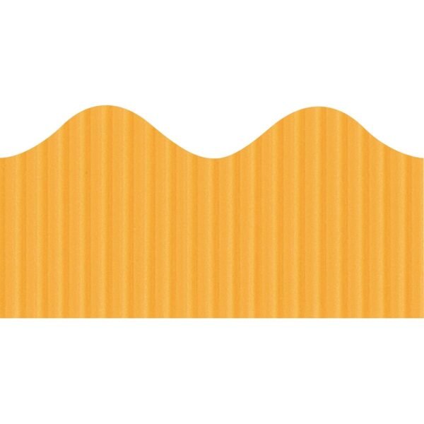 Bordette Decorative Border Fade Resistant - 2.25" Width x 600" Length - Sunset Gold - 1 Roll (37074)