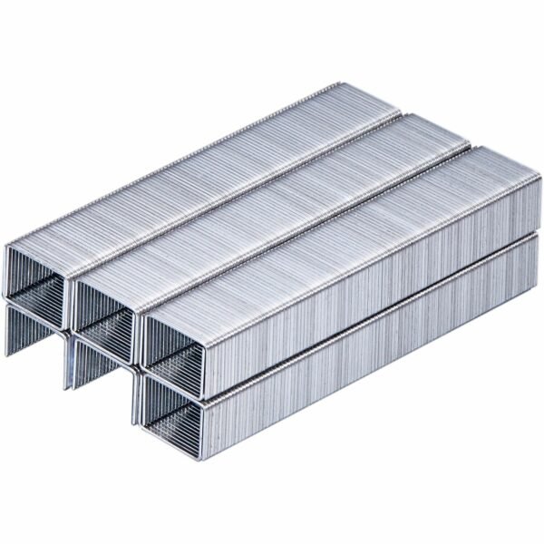 Bostitch 3/8" Heavy Duty Premium Staples Heavy Duty - 3/8" Leg - 1/2" Crown - Holds 55 Sheet(s) - Chisel Point - Silver - High Carbon Steel - 3" Height x 0.5" Width x 0.4"...