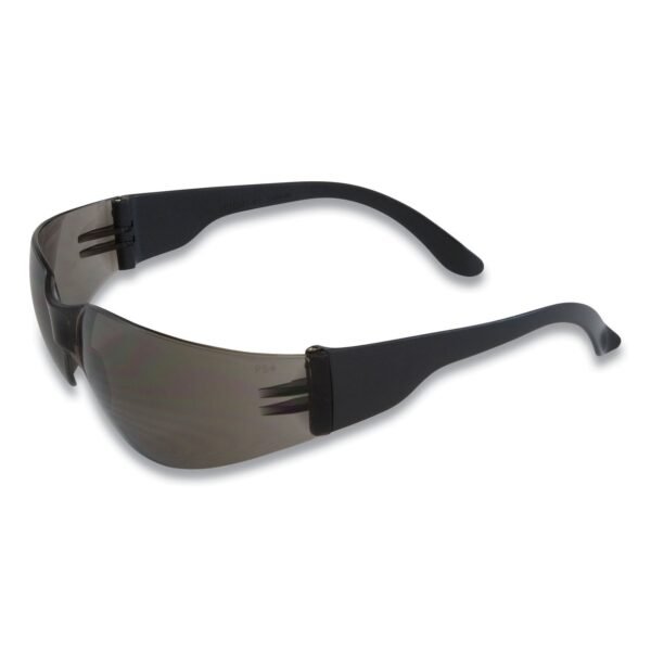 Bouton Zenon Z12 Rimless Indoor/Outdoor Optical Eyewear, Scratch-Resistant, Black Plastic Frame, Clear Polycarbonate Lens (250010002)