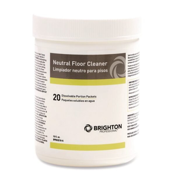 Brighton Professional Dissolvable Floor Cleaner Packets, Lavender Scent, 10 oz, 20/Pack (BPR53218A)