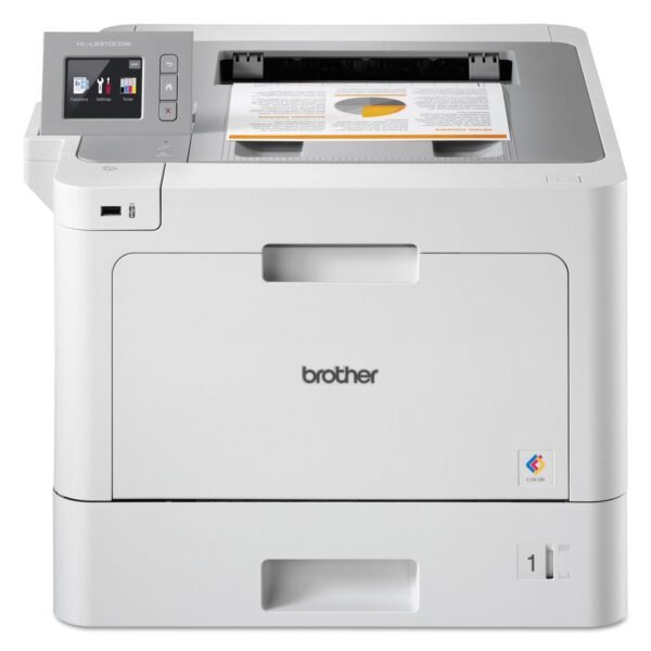 Brother HLL9310CDW Business Color Laser Printer for Mid-Size Workgroups with Higher Print Volumes