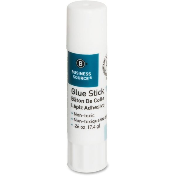 Business Source Glue Stick 0.26 oz - White - 30 / Box (BSN00330)