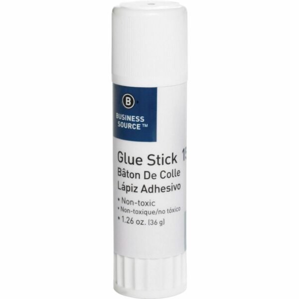 Business Source Glue Stick 1.26 oz - White - 1 Each (BSN15788)