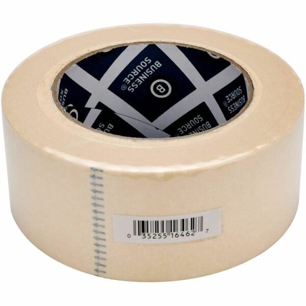 Business Source Utility-purpose Masking Tape 60 yd Length x 2" Width - 3" Core - Tan - Crepe Paper Backing - For Bundling, Holding, Sealing, Masking - 1 Roll (BSN16462)