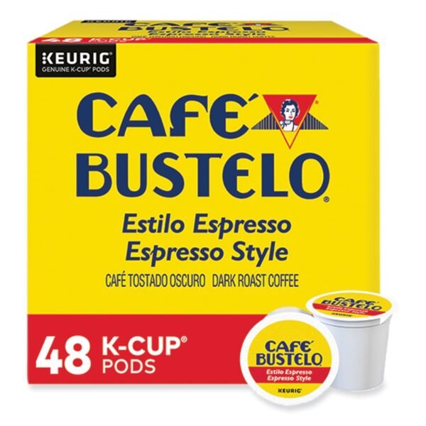 Cafe Bustelo Espresso Style K-Cups, 48/Box (5000346117)