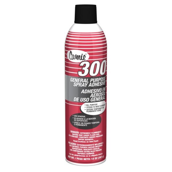 Camie 300 General Purpose Spray Adhesive, 14 oz, 12/Carton