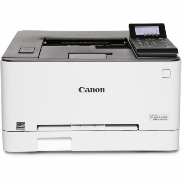 Canon imageCLASS LBP633Cdw Desktop Wireless Laser Printer - Color 22 ppm Mono / 22 ppm Color - 1200 x 1200 dpi Print - Automatic Duplex Print - 250 Sheets Input - Ethernet -...