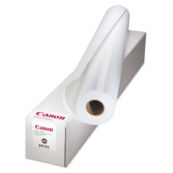 Canon Matte Coated Paper Roll, 2" Core, 5 mil, 17" x 100 ft, Matte White (0849V353)