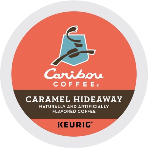 Caribou Coffee® K-Cup Caramel Hideaway Medium - K-Cup - 24 / Box (195697)