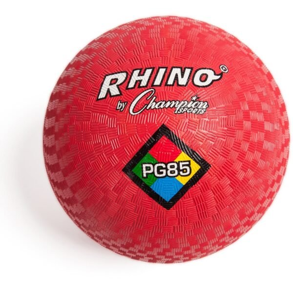 Champion Sports Playground Ball 8.50" - Nylon - Red - 1 Each (PG85RD)